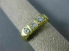 ESTATE .48CT DIAMOND 14KT YELLOW GOLD 3 STONE ROUND & PRINCESS FLAT RING #1634