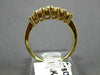 ESTATE .90CT DIAMOND 14KT YELLOW GOLD 7 STONE GRADUATING ANNIVERSARY RING #5803