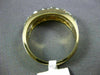 ESTATE .50CT DIAMOND 14KT WHITE & YELLOW GOLD 7 STONE INFINITY BEZEL RING #9674
