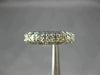 ESTATE WIDE .60CT DIAMOND 14K WHITE GOLD 7 STONE WEDDING ANNIVERSARY RING #18156
