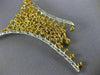 GIA LARGE 14.86CT WHITE & INTENSE FANCY YELLOW DIAMOND 18KT 2 TONE GOLD NECKLACE