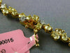 EXTRA LARGE GIA 36.15CT WHITE & FANCY YELLOW DIAMOND 18K YELLOW GOLD 3D NECKLACE