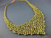 EXTRA LARGE GIA 36.15CT WHITE & FANCY YELLOW DIAMOND 18K YELLOW GOLD 3D NECKLACE