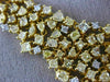 EXTRA LARGE GIA 36.15CT WHITE & FANCY YELLOW DIAMOND 18K YELLOW GOLD 3D NECKLACE
