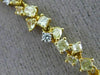 EXTRA LARGE GIA 36.15CT WHITE & FANCY YELLOW DIAMOND 18K YELLOW GOLD 3D NECKLACE