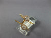 ESTATE WIDE .56CT DIAMOND 18KT ROSE GOLD PEAR SHAPE CRISS CROSS LEAF FUN RING