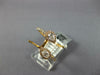 ESTATE WIDE .56CT DIAMOND 18KT ROSE GOLD PEAR SHAPE CRISS CROSS LEAF FUN RING