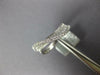 ESTATE .39CT DIAMOND 18KT WHITE GOLD 3D MULTI ROW WAVE FRIENDSHIP FUN RING