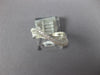 ESTATE .39CT DIAMOND 18KT WHITE GOLD 3D MULTI ROW WAVE FRIENDSHIP FUN RING