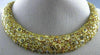 EXTRA LARGE GIA 85.27CT MULTI COLOR FANCY DIAMOND 18KT YELLOW GOLD LOVE NECKLACE