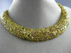 EXTRA LARGE GIA 85.27CT MULTI COLOR FANCY DIAMOND 18KT YELLOW GOLD LOVE NECKLACE