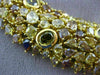 EXTRA LARGE GIA 85.27CT MULTI COLOR FANCY DIAMOND 18KT YELLOW GOLD LOVE NECKLACE