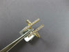 ESTATE WIDE .39CT DIAMOND 18KT YELLOW GOLD 3D DOUBLE BAR FRIENDSHIP FUN RING