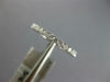ESTATE .33CT DIAMOND 18KT WIHTE GOLD CLASSIC 2mm SEMI ETERNITY ANNIVERSARY RING