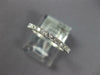 ESTATE .33CT DIAMOND 18KT WIHTE GOLD CLASSIC 2mm SEMI ETERNITY ANNIVERSARY RING