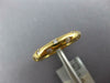 ESTATE .30CT DIAMOND 18KT YELLOW GOLD 3D CLASSIC 3.5mm ETOILE ANNIVERSARY RING