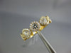 .95CT DIAMOND 18KT YELLOW GOLD 3D ROUND & MARQUISE SHAPE HALO ANNIVERSARY RING
