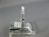 ESTATE .65CT DIAMOND 18KT WHITE GOLD 3D ROUND 3/4 ETERNITY ANNIVERSARY RING