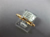 ESTATE .21CT DIAMOND 18KT ROSE GOLD 3D ROUND 1mm 6 STONE BAMBOO ANNIVERSARY RING
