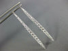 ESTATE .58CT DIAMOND 18KT WHITE GOLD 3D CLASSIC GRADUATING BAR HANGING EARRINGS