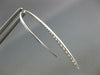 ESTATE .58CT DIAMOND 18KT WHITE GOLD 3D CLASSIC GRADUATING BAR HANGING EARRINGS