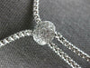 LARGE DIAMOND & WHITE & GOLDEN SOUTH SEA PEARL 18KT WHITE GOLD LARIAT NECKLACE