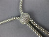 LARGE DIAMOND & WHITE & GOLDEN SOUTH SEA PEARL 18KT WHITE GOLD LARIAT NECKLACE
