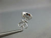 LARGE 1.03CT DIAMOND & AAA SAPPHIRE 18KT WHITE GOLD 3D HALO FLOWER STUD EARRINGS