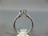 ESTATE 2.55CT DIAMOND & AAA SAPPHIRE 14KT WHITE GOLD 3D MARQUISE ENGAGEMENT RING