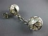 EXTRA LARGE 1.40CT DIAMOND & AAA SOUTH SEA PEARL 18K WHITE GOLD HANGING EARRINGS