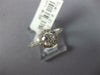 ESTATE .71CT DIAMOND 14K WHITE GOLD CLASSIC ROUND SOLITAIRE HALO ENGAGEMENT RING