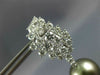 LARGE 2.70CT DIAMOND & AAA TAHITIAN PEARL 18KT WHITE GOLD LEAF HANGING EARRINGS