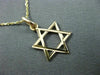 ESTATE 14KT YELLOW GOLD 3D CLASSIC DOUBLE SIDED STAR OF DAVID PENDANT #25000