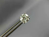 ESTATE LARGE 1.47CT DIAMOND 14K WHITE GOLD 3D CLASSIC ROUND STUD EARRINGS #18686