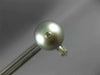 LARGE DIAMOND & AAA GREY TAHITIAN PEARL 18KT WHITE GOLD CLIP ON EARRINGS #2953