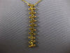 ESTATE LARGE .88CT DIAMOND 18KT YELLOW GOLD FLEXIBLE BAR ETOILE SNAKE NECKLACE