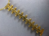ESTATE LARGE .88CT DIAMOND 18KT YELLOW GOLD FLEXIBLE BAR ETOILE SNAKE NECKLACE
