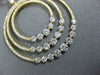 ESTATE LARGE 1.29CT DIAMOND 18KT YELLOW GOLD CIRCLE OF LIFE JOURNEY LOVE PENDANT
