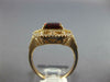 LARGE 2.12CT DIAMOND & AAA RHODOLITE 14KT ROSE GOLD CUSHION CUT ENGAGEMENT RING