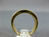 ESTATE WIDE .63CT DIAMOND 14KT YELLOW GOLD ROUND 3 ROW CLASSIC ANNIVERSARY RING