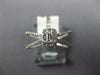 .37CT DIAMOND 14KT WHITE GOLD 3D ROUND & BAGUETTE CLUSTER SQUARE X INFINITY RING