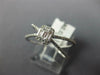 .37CT DIAMOND 14KT WHITE GOLD 3D ROUND & BAGUETTE CLUSTER SQUARE X INFINITY RING