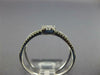 .37CT DIAMOND 14KT WHITE GOLD 3D ROUND & BAGUETTE CLUSTER SQUARE X INFINITY RING