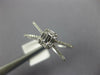 .37CT DIAMOND 14KT WHITE GOLD 3D ROUND & BAGUETTE CLUSTER SQUARE X INFINITY RING