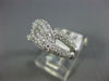 ESTATE .87CT DIAMOND 18KT WHITE GOLD 3D MULTI ROW LOVE KNOT FUN RING