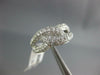 ESTATE .87CT DIAMOND 18KT WHITE GOLD 3D MULTI ROW LOVE KNOT FUN RING