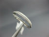 ESTATE .20CT DIAMOND 18KT WHITE GOLD CLASSIC OPEN THREE ROW FUN RING