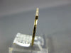 ESTATE .09CT DIAMOND 18KT YELLOW GOLD 3D CLASSIC 2mm BAR FUN RING
