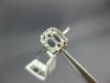 GIA LARGE 1.50CT DIAMOND 14K WHITE GOLD EMERALD CUT OCTAGON HALO ENGAGEMENT RING