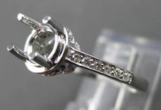 ESTATE .10CT DIAMOND 14KT WHITE & YELLOW GOLD CURSIVE " J " INITIAL RING #24565